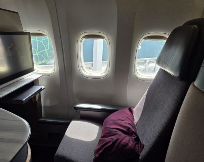 カタール航空ファーストクラス搭乗記(リヤド発・ドーハ行き)